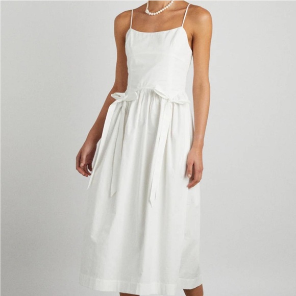 NWT Damson Madder Penelope dress in white - Picture 1 of 1
